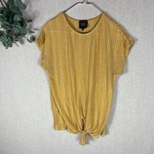 Anthropologie > W5 Mustard Yellow Tied Top